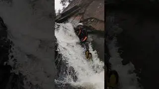 Spicy Canyoning Slides in Laggan Canyon 💦🔥 | Scotland Adventures #shorts