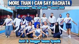 MORE THAN I CAN SAY BACHATA || Line Dance || Demo by Astri & Sanggar Senam Syantik
