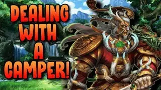 DEALING WITH A CAMPER IN RANKED DUEL! MR POSEIDON MAINS! - Masters Ranked Duel - SMITE