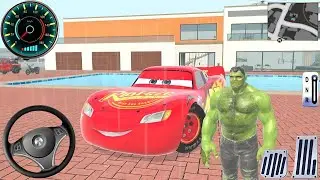Hulk Buys Lightning McQueen Car | Indian Theft Auto Simulator - Android Gameplay