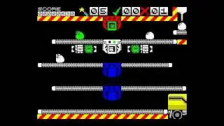 Factory Daze - New ZX Spectrum game by Bob Smith (CRONOSOFT) from 2009!