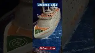 Cruiser ship cake #shankarcakemaster