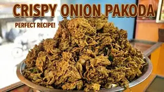 Crispy onion pakoda recipe | how to make onion pakoda in Tamil