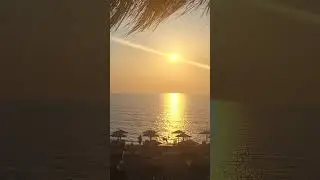 GREEK SUNSET: Golden hour magic over the Aegean Sea #shorts