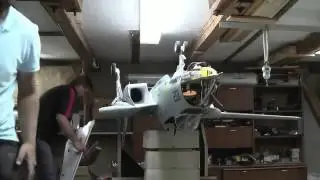 FEJ Fly Eagle Jet Twin Turbine F14 Tomcat static wing test fail