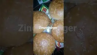 #chicken zinger burger to watch full recipe visit my channel @aroojfoodie6746