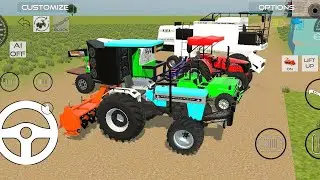 Indian Kisan Swaraj 744 Tractor 🌾🚜 Indian video #tractor #viralvideo #trendingvideo 🌾🚜farming 🧺 🚜🚜🧺