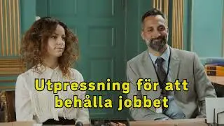 Utpressning f&ouml;r att f&aring; beh&aring;lla jobbet