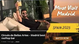 The Ultimate Rooftop Bar Experience in Madrid