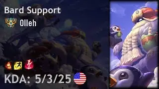 Bard Support vs Braum - Olleh - NA Challenger Patch 8.5