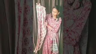 Maroon Floral Printed Rayon Kurti 3 Piece Set | 3/4th Sleeves | Elegant Ethnic Wear