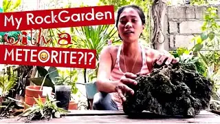 How to Build a Rock Garden from a Meteorite - Backyard Landscaping [ASMR - Real Audio]