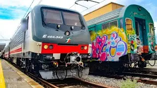 E464 in livrea InterCitySun, JAZZ e Regionali, in Arrivo e Partenza...