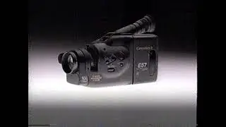 1990 Canon E57 CanonVision 8 camcorder TV commercial