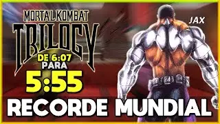 DESTRUI O RECORDE MUNDIAL COM JAX !! - Speedrun Mortal Kombat Trilogy