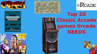Top 20 Classic Arcade games that NEED to come to the iircade #iircade #Arcade #Arcade1up #gameroom