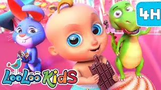 Chocolate Song and More 🍫❤️ | HUGE Compilation of Kids Songs | LooLoo Kids | Toddler Videos