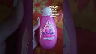 Johnson's baby active kids pink shampoo for adults #babyshampoo #jonshsonbaby
