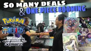 MAKI BUYING MAKI?? POK&Eacute;MON & ONE PIECE, WEISS SCHWARZ POV!! | Collectors expo card show!!