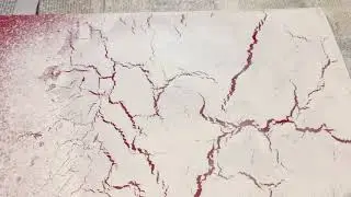 crackle paint with wood glue