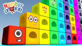 Making Numberblock 1000 to 10 000 BIG GIANT Number Pattern