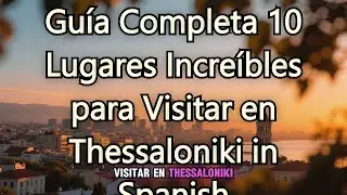 Gu&iacute;a Completa 10 Lugares Incre&iacute;bles para Visitar en Thessaloniki in Spanish