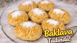 Baklava tadında kolay cevizli irmikli şerbetli tatlı