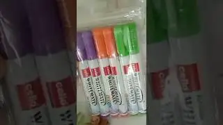 Whiteboard markers #shorts #unboxing #art #whiteboard