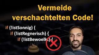 Vermeide verschachtelten Code | If-else-Strukturen | Switch Case Statements | Java Programmierung