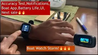 Подробный обзор умных часов Boat Storm, тест точности, уведомления, аккумулятор, пользовательский интерфейс, следующая распродажа🔥🔥🔥