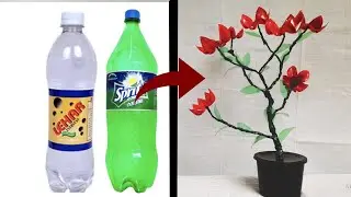 DIY | Flower Vase Using with Plastic Bottle | Craft Ideas | Sk Miniature  Designs