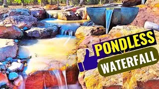 Waterfall Construction: How To Build a Pondless Waterfall In a Backyard