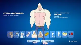 HOW TO GET REGULAR SHOW SKIPS SKIN IN FORTNITE!