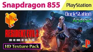 DuckStation Android | Resident Evil 3: Nemesis - HD Texture Pack &bull; 5x Native - Snapdragon 855