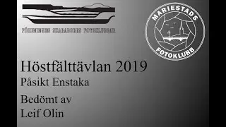 Redovisning H&ouml;stf&auml;lt 2019 P&aring;sikt Enstaka