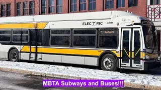 MBTA Buses and Subways!