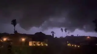 Yuma Arizona Thunderstorm Sept 4, 2025