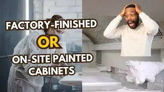 Factory-finished or on-site painted cabinet, which is better? #cabinetpaint#cabinet#kitchencabinets