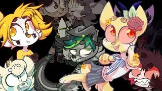 chibifying 14 characters! (speedpaint)