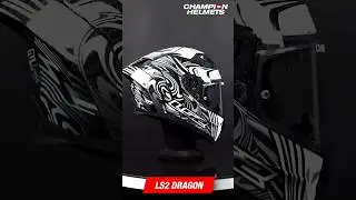 LS2 Dragon Enthum Silver - Showcase #motorcycle #LS2 #ls2helmets