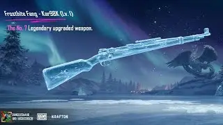 Frostbite Fang -Kar98K ( Lv.1) only 10uc luck in @BattlegroundsMobile_IN #bgmihighlights 
