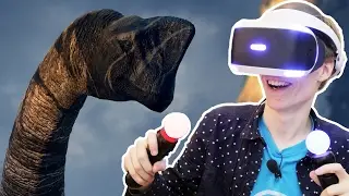 THE DINOSAUR FARM | Robinson: The Journey (PSVR Gameplay) #2