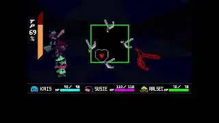 DELTARUNE CHAPTER 1 - Jevil Secret Boss Fight
