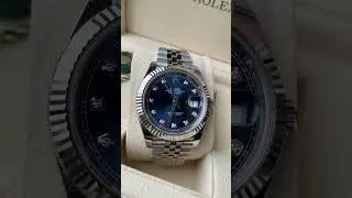 Rolex Datejust 126334 with blue diamond dial #oslo #rolex #datejust #diamond #norway