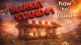 How to build a market stand in minecraft