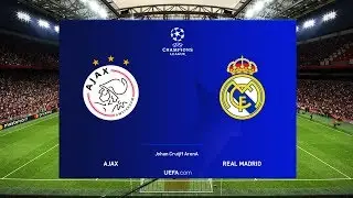 PES 2019 - AJAX VS REAL MADRID - UEFA Champions League [UCL] - Gameplay PC