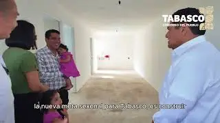 Entrega de Viviendas para el Bienestar INFONAVIT en Huimanguillo