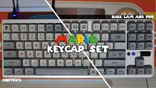 Mario Keycap Set | Rakk Lam Ang Pro | KBD75v2