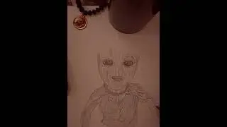 #groot #marvel #iamgroot #drawing