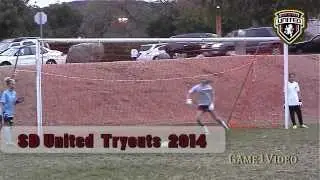 Sd United Goalie Tryouts Youngers (U14 and below)